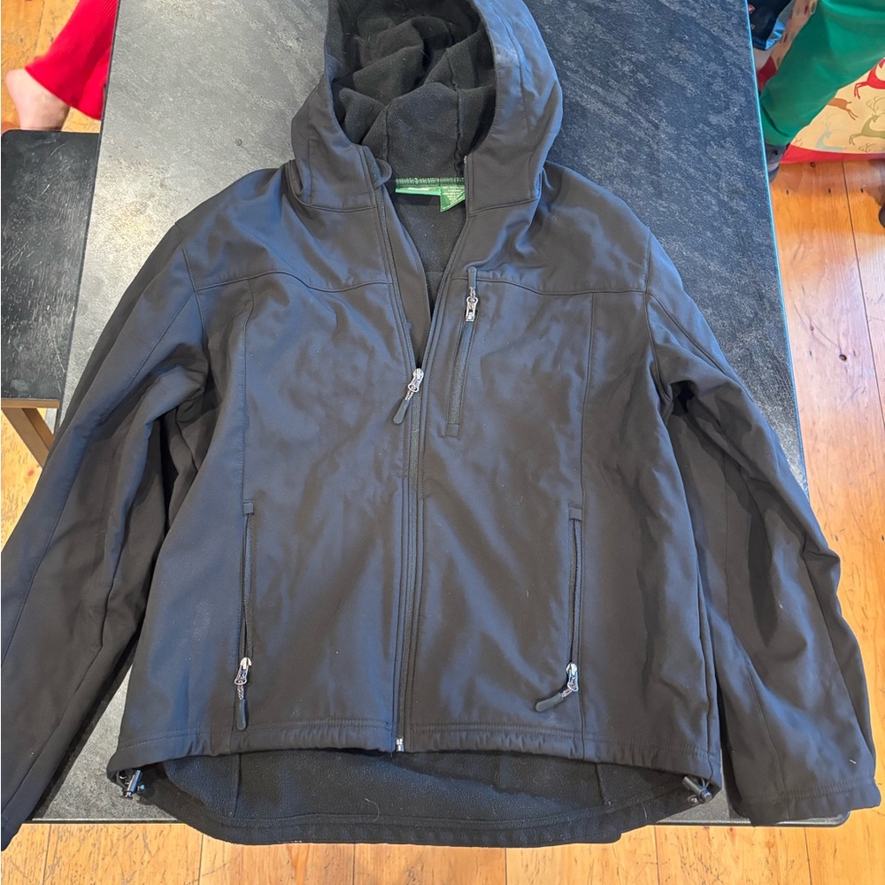 Black Hooded Jacket